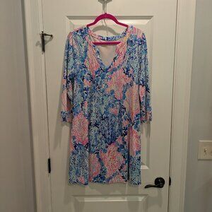Lilly Pulitzer Beverlynn Dress in Sway With Me UPF 50+ Size L